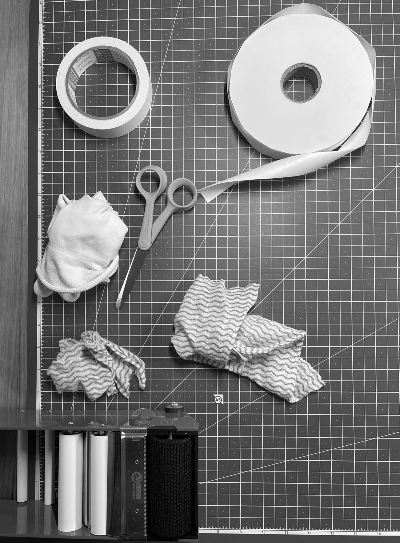 tools laid out on a table